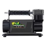 Compresor Pro 160L Heavy Duty Portatil Ironman 4X4 Color Negro